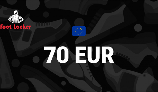 Foot Locker gift card 70 EUR