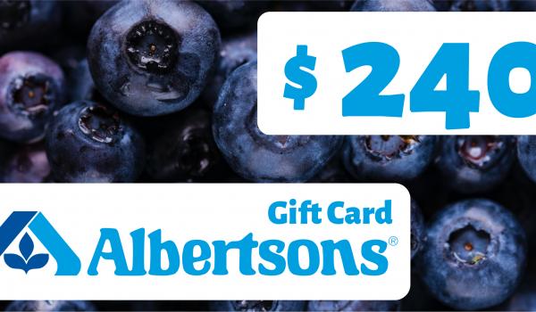 Albertsons Gift Card 240 USD