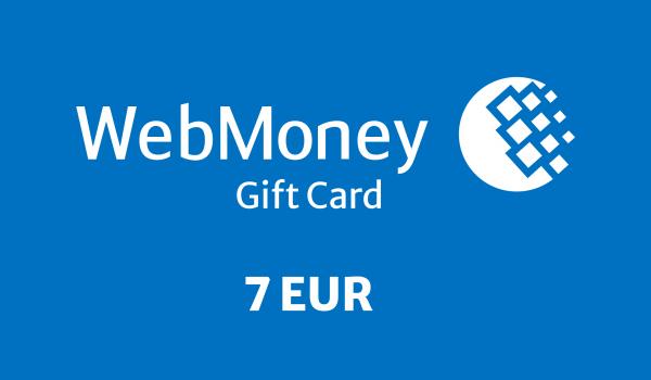 WebMoney Gift Card 7 EUR