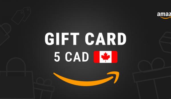 Amazon Gift Card 5 CAD