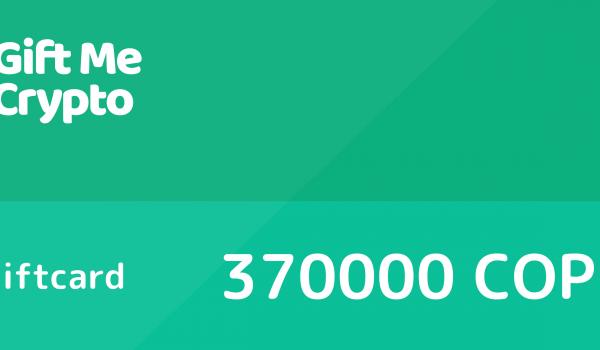 Gift Me Crypto Gift Card 370000 COP
