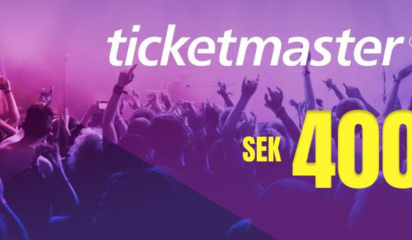 Ticketmaster Gift Card 400 SEK
