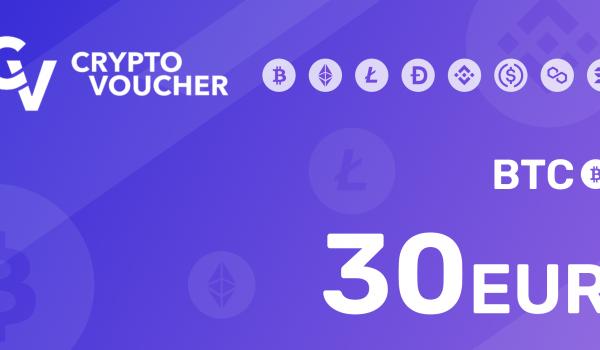 Crypto Voucher BTC 30 EUR