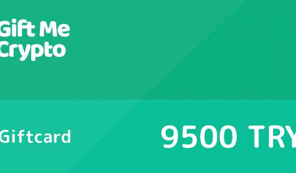 Gift Me Crypto Gift Card 9500 TRY
