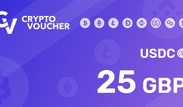 Crypto Voucher USDC 25 GBP
