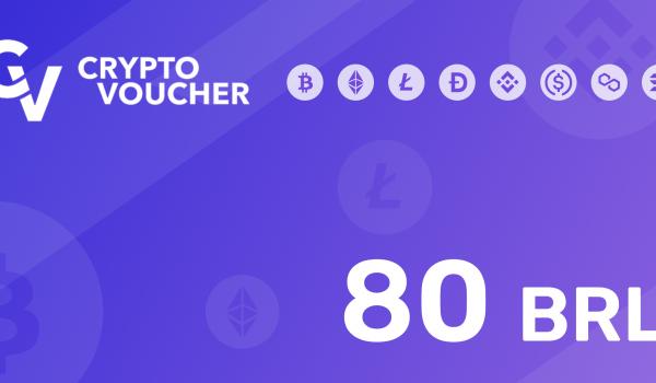 Crypto Voucher Gift Card 80 BRL