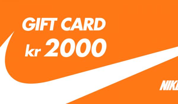Nike Store Gift Card 2000 SEK