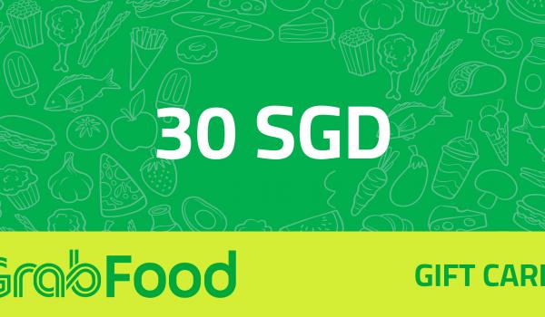 GrabFood Gift Card 30 SGD