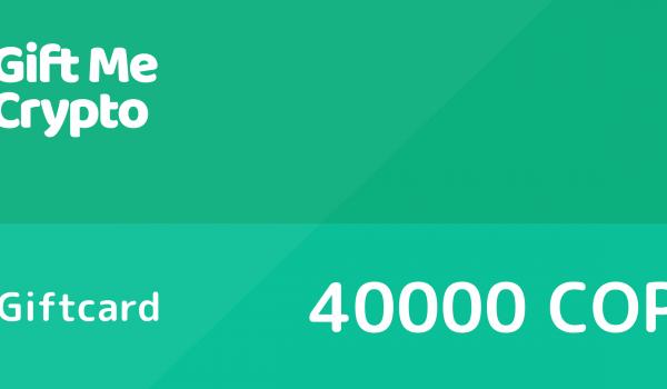 Gift Me Crypto Gift Card 40000 COP