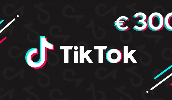 TikTok Gift Card 300 EUR