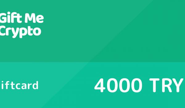 Gift Me Crypto Gift Card 4000 TRY