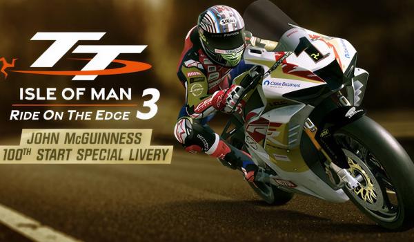 TT Isle Of Man 3 John McGuinness 100th Start Special Livery (PC)