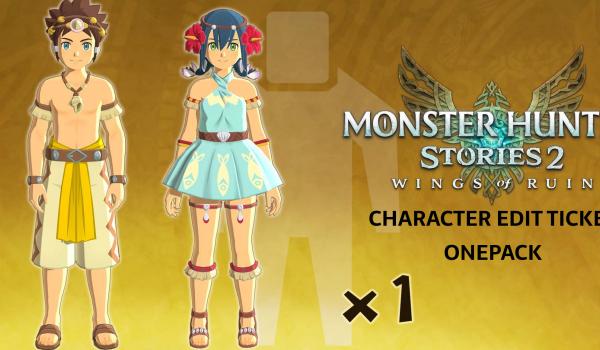 Monster Hunter Stories 2 Wings of Ruin Character Edit Ticket OnePack (PC)