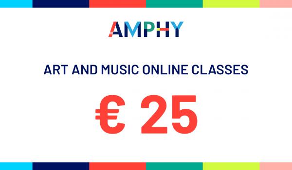 Art and Music Online Classes Gift Card 25 EUR