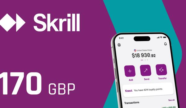 Skrill Gift Card 170 GBP