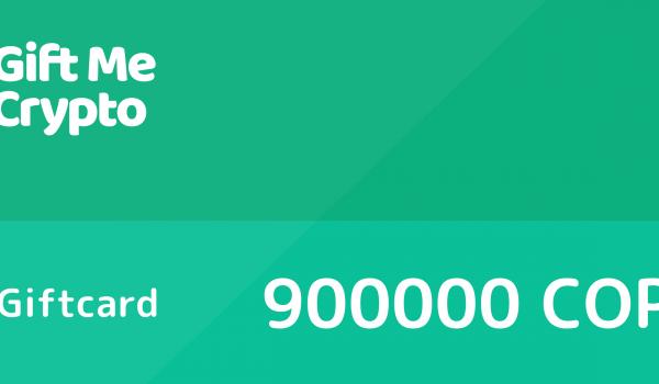 Gift Me Crypto Gift Card 900000 COP