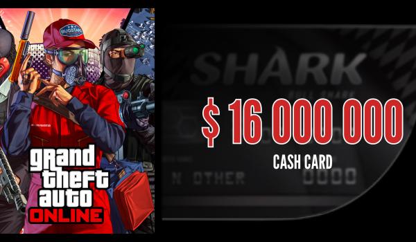 Grand Theft Auto Online Megalodon Shark Cash 16000000 (PC)
