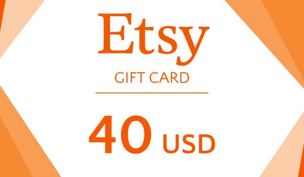 Etsy Gift Card 40 USD