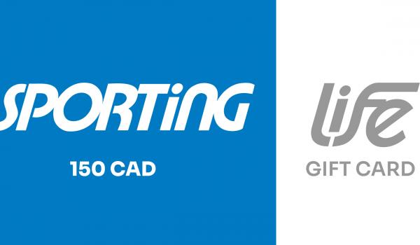 Sporting Life Gift Card 150 CAD