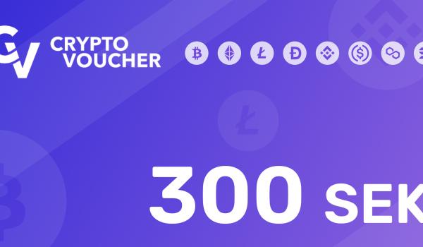 Crypto Voucher Gift Card 300 SEK