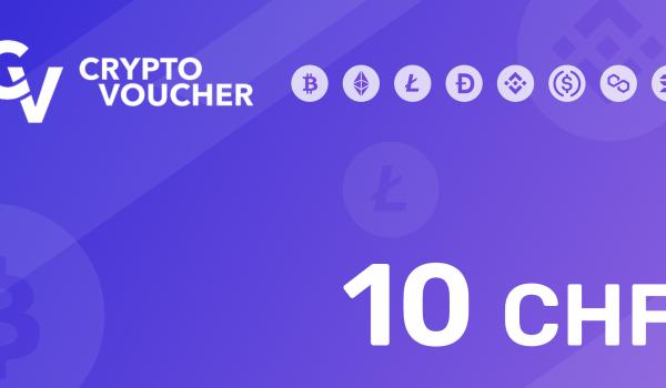 Crypto Voucher Gift Card 10 CHF