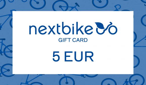 Nextbike Gift Card 5 EUR