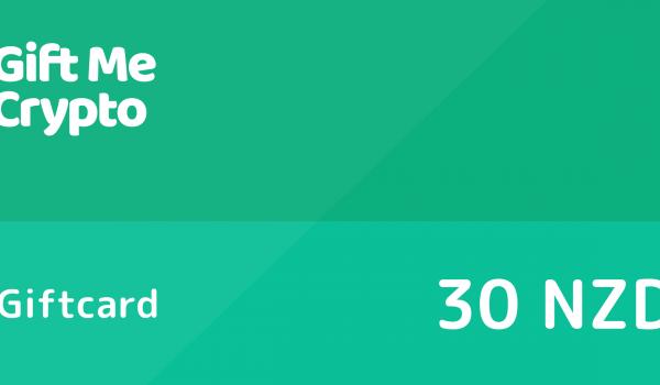 Gift Me Crypto Gift Card 30 NZD