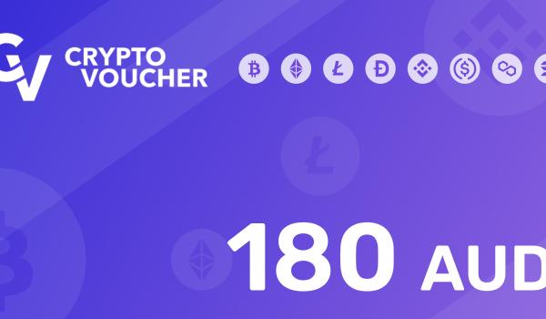 Crypto Voucher Gift Card 180 AUD