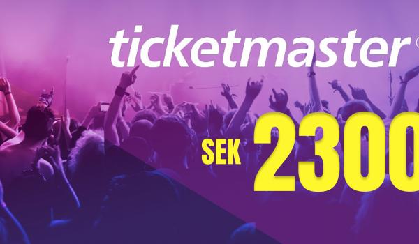 Ticketmaster Gift Card 2300 SEK
