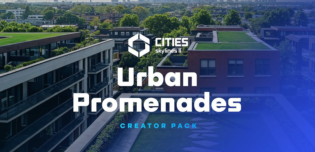 Cities Skylines II Creator Pack Urban Promenades DLC (PC)