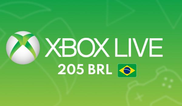 XBOX Live Gift Card 205 BRL