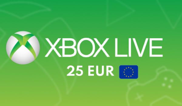 XBOX Live Gift Card 25 EUR