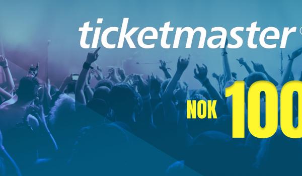 Ticketmaster Gift Card 100 NOK