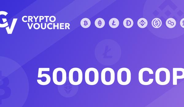 Crypto Voucher Gift Card 500000 COP