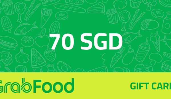 GrabFood Gift Card 70 SGD