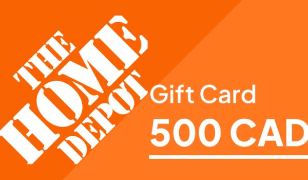 The Home Depot Gift Card 500 CAD