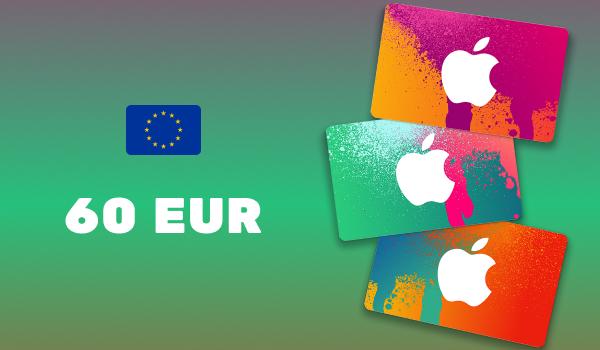 Apple iTunes Gift Card 60 EUR