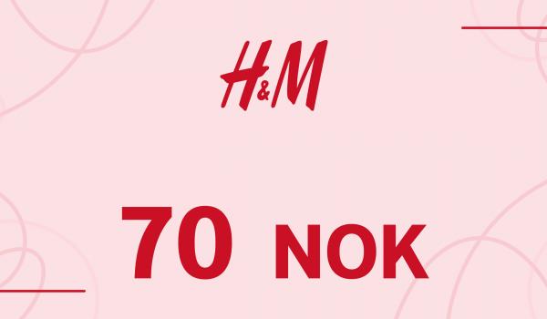 H and M Gift Card 70 NOK