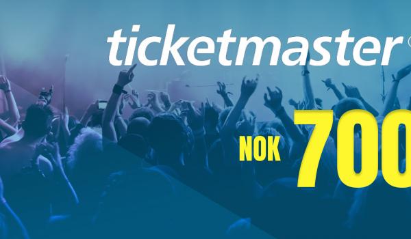 Ticketmaster Gift Card 700 NOK