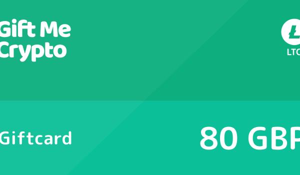 Gift Me Crypto Gift Card LTC 80 GBP