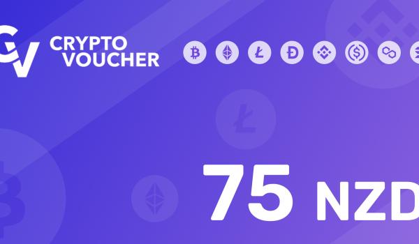 Crypto Voucher Gift Card 75 NZD