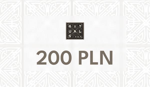 Rituals Gift Card 200 PLN
