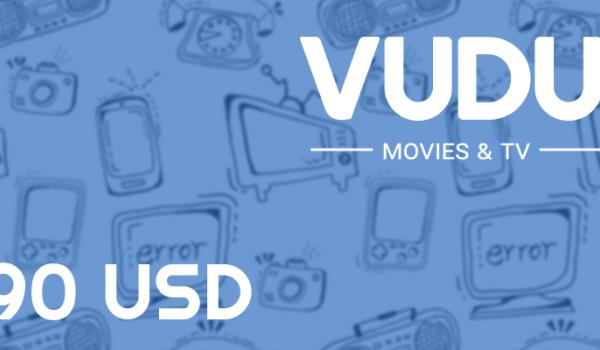 Vudu Gift Card 90 USD