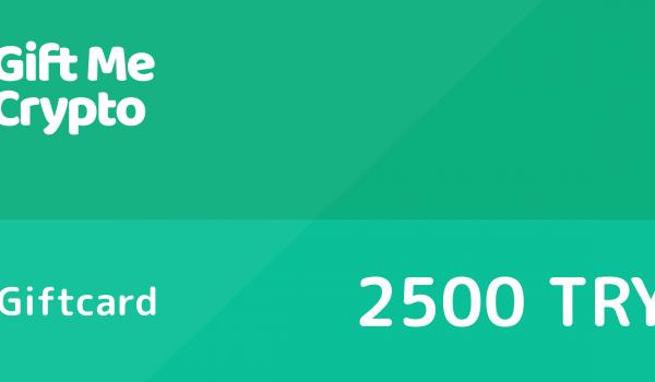 Gift Me Crypto Gift Card 2500 TRY