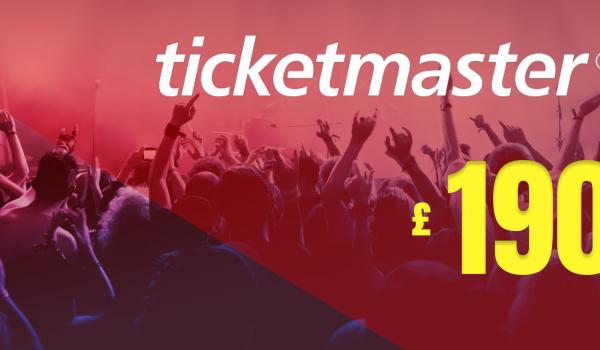 Ticketmaster Gift Card 190 GBP