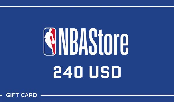 NBA Store Gift Card 240 USD