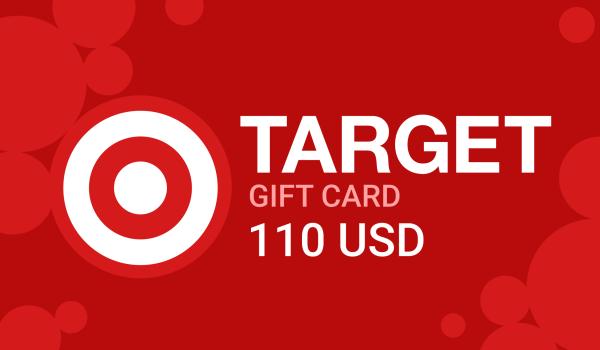 Target Gift Card 110 USD