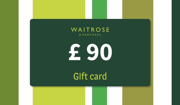 Waitrose Gift Card 90 GBP