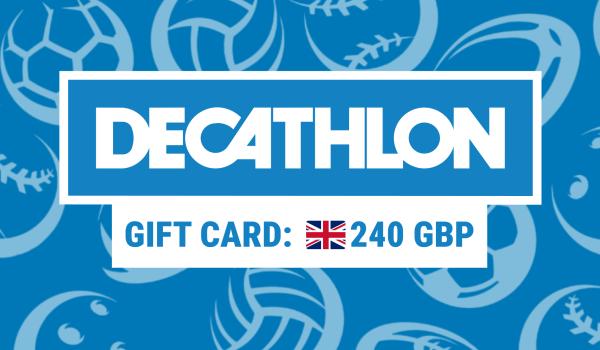 Decathlon Gift Card 240 GBP