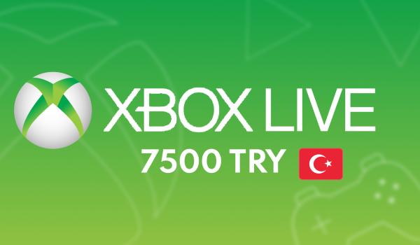XBOX Live Gift Card 7500 TRY